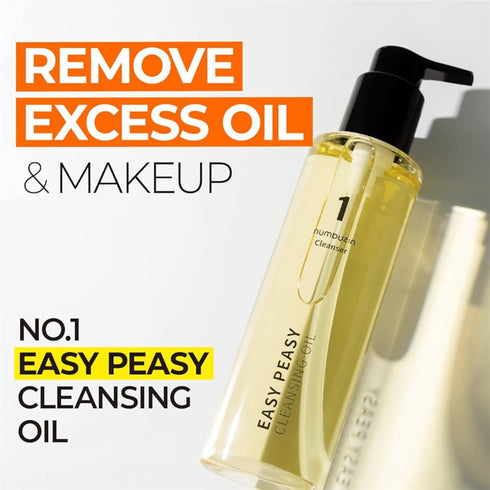 No.1 Easy Peasy Cleansing Oil, 200 ml - WowSkin Romania